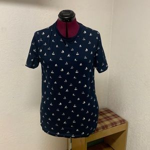 Cactus Sailboat Nautical T-Shirt